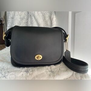 Vintage Coach 9965 Legacy Small Flap Bag in Black